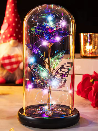 Galaxy Glass Rose Flower