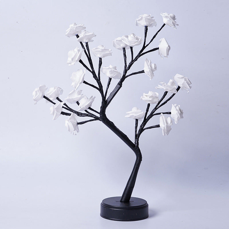 Table Lamp Flower Tree Rose